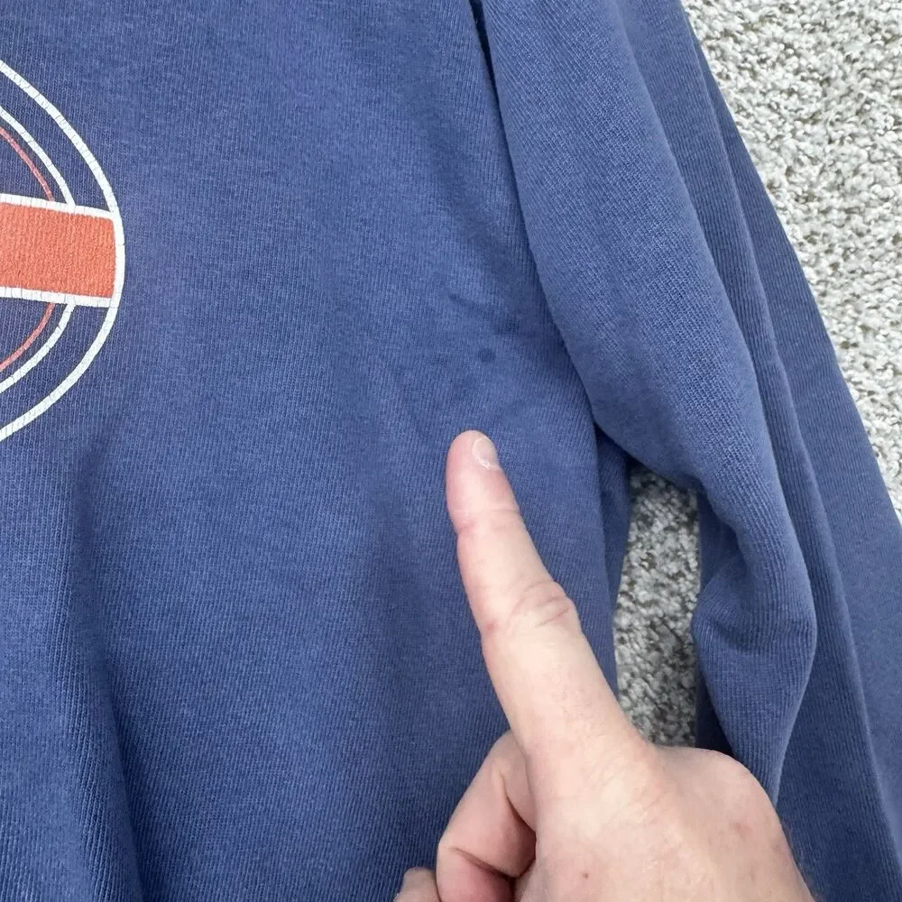Vintage‎ 90s Clemson Tigers Sweatshirt Men's Medium Blue Crew Neck Pullover Nike
